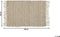 AFRIN - Laagpolig vloerkleed - Beige - 50 x 80 cm - Katoen