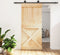 vidaXL - Schuifdeur - met - beslag - 95x210 - cm - massief - grenenhout