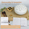 Nuvance - Tongue Drum - Meditatieve klanken - Wit - 19x19 cm
