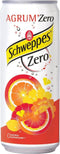 Schweppes Agrum Zero frisdrank, blik van 33 cl, pak van 24 stuks