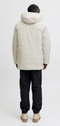 Jack & Jones Planet Parka - Herenjas - Imitatiedons - Crème