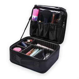 Eagle Make-up Organizer - Make-up Koffer - Verstelbare Vakken - Zwart