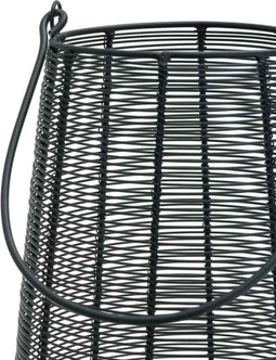 PTMD Gior Lantaarn - 25 x 25 x 65 cm - Ijzer - Zwart