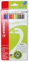 STABILO GREENcolors - Kleurpotloden - FSC gecertificeerd - 12 kleuren (12 stuks)