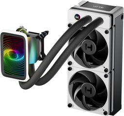 HYTE Thicc Q60 - AIO Vloeistofkoeler - 240mm met 5-inch IPS-display - Wit/Zwart