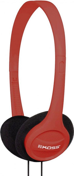 Koss KPH 7 - On-Ear Hoofdtelefoon 3,5 mm - Gevoeligheid 91 dB - Rood