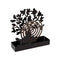Steun voor anti-muggen spiralen Versa Zwart Metaal 5 x 17 x 17 cm Boomstructuur
