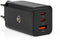 Nedis Universal GaN Wall Charger - USB C Oplader - 65W met 2x USB-C en 1x USB-A - Zwart