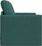 vidaXL - Vloersofa - Bed - 2-in-1 - Donkergroen - 74x77x81 - cm - Stof