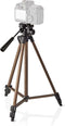 Statief - Maximaal draagvermogen: 3.0 kg - Minimale werkhoogte: 47.5 cm - Maximale werkhoogte: 127.0 cm - 3 Segmenten - Pan & Tilt - Inclusief reistas - Aluminium - Brons / Zwart