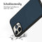 Accezz iPhone 14 Pro Max - Premium Leather Card Slot Backcover - Echt Nappa leer - Donkerblauw