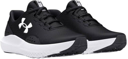 Under Armour UA BGS Surge 4 - Unisex Sportschoenen - Maat 36 - Zwart - Antraciet - Wit