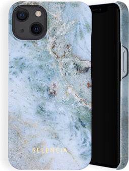 Selencia Hoesje Geschikt voor iPhone 13 Hoesje - Selencia Maya Fashion Backcover - blauw