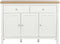 Sideboard met 3 deuren ATOCA Gebroken wit