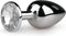 EasyToys - Metalen Buttplug met Zilveren Diamant - Buttplugs - Buttplug Metaal - Anal Plug - Sex Toys voor Vrouwen en Mannen - Seksspeeltjes - Zilver - S
