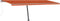 vidaXL - Luifel - vrijstaand - handmatig - uittrekbaar - 600x300 - cm - oranje - bruin