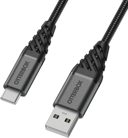 Otterbox Premium Cable - USB A-C - Snellaad kabel 1M - Zwart