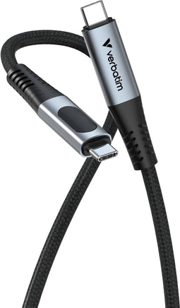 Verbatim 31849 - USB-C naar USB-C kabel - 240 W PD 3.1 - Zwart
