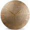 Wandklok groot - wandklok modern blok - klok goud 74 cm