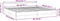 vidaXL - Bedframe - zonder - matras - 200x200 - cm - stof - groen