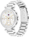 Tommy Hilfiger TH1782701 EMILY Dames Horloge - Mineraalglas - Staal - Zilverkleurig - 38 mm breed - Quartz - Vouw/Vlindersluiting - 5 ATM (douchen)