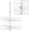 vidaXL - Draadmand - keuken - 2-laags - 270 - graden - 71x71x80 - cm - zilverkleurig