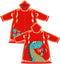 Arditex Regenjas Dino Junior Pvc Rood Maat 6 Jaar