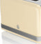 Swan 19020 - Retro Broodrooster - 4-Slot met ontdooifunctie - Creme