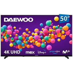 Daewoo 50DM56UV - Smart TV - 50" 4K Ultra HD HDR10 Wifi - Zwart (2024)