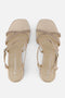Tamaris Sandalen - Hak 5 cm - Vegan - Goud (Maat 38)