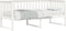 vidaXL - Slaapbank - zonder - matras - 90x190 - cm - massief - grenenhout - wit
