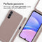 iMoshion Hoesje Geschikt voor Samsung Galaxy A15 (5G) / A15 (4G) Hoesje Met Koord - iMoshion Siliconen hoesje met koord - roze