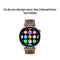 HUAWEI WATCH 3 Montre Connectée 4G, Écran tactile AMOLED, Suivi de la santé en continu, Appels eSIM, GPS, 14 jours d'autonomoie, Fonctionne avec iOS et Android, Bracelet en Cuir Brun