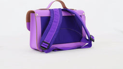 Own Stuff Lederen Kleuterboekentas - Lavender