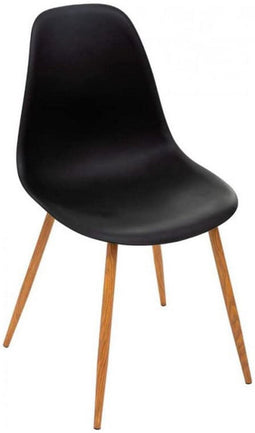 Keukenstoel Atmosphera Taho Zwart Polypropyleen (47 x 53 x 85 cm)