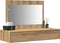 vidaXL - Wandtapijt - Eettafel - Artisan - Eik - 100x40x70 - cm