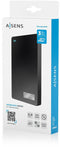 Aisens ASE-2541B - Externe behuizing - USB 3.2 - Zwart