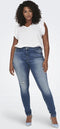 ONLY CARMAKOMA CARLAOLA LIFE HW SK JNS BB AZG809 - Skinny high waisted jeans - Licht blauw (maat 3242)