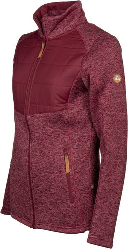 Life Line Willemijn Fleecevest Dames Bordeaux Maat 3xl