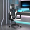 vidaXL - Gamestoel - kunstleer - zwart - en - wit