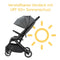 Osann Boogy2 - Buggy - Lichtgewicht Compact UPF 50+ Zonnekap Grijs