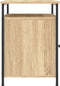 vidaXL - Nachtkastje - 40x42x60 - cm - bewerkt - hout - sonoma - eikenkleurig