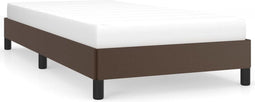 vidaXL - Bedframe - kunstleer - bruin - 90x190 - cm