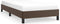 vidaXL - Bedframe - kunstleer - bruin - 90x190 - cm