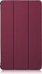 3-Vouw sleepcover hoes - Geschikt voor Samsung Galaxy Tab A7 Lite - Bordeaux Rood
