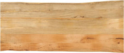 vidaXL - Tafelblad - met - natuurlijke - rand - 140x60x3,8 - cm - massief - mangohout
