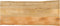 vidaXL - Tafelblad - met - natuurlijke - rand - 140x60x3,8 - cm - massief - mangohout