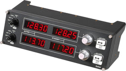 Logitech G Saitek Pro - Flight Radio Paneel - COM1/COM2/NAV1/NAV2 functies - Zwart