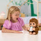 Little Live Pets - My Baby Monkey Mango - Interactieve Knuffelaap met 50+ geluiden en reacties - Bruin
