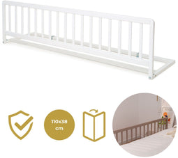 Geuther Lissi - Houten Bedhekje - Veiligheidshekje 110x38cm - Wit
